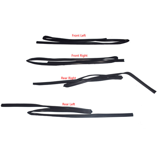 Door Window Rubber Kit -  Suitable for LandCruiser 80 Series