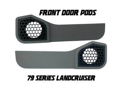 Front door pods for 79 series Landcruiser car audio car speaker 