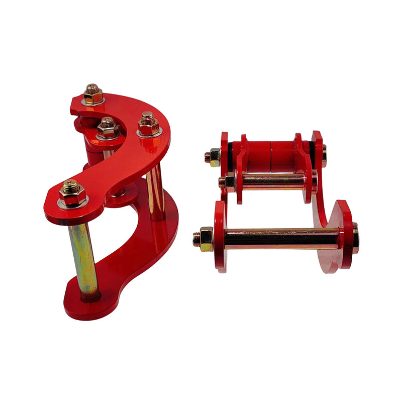 2'' Rear Leaf Extended Double G Shackle Leveling Lift Kit - Suitable for Toyota Hilux 2006-2014