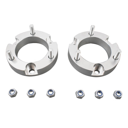 Front Strut Spacers 25mm (Pair) - Suitable For Toyota Hilux VIGO & LandCruiser Prado 120 150 Series 4WD (2003-ON)