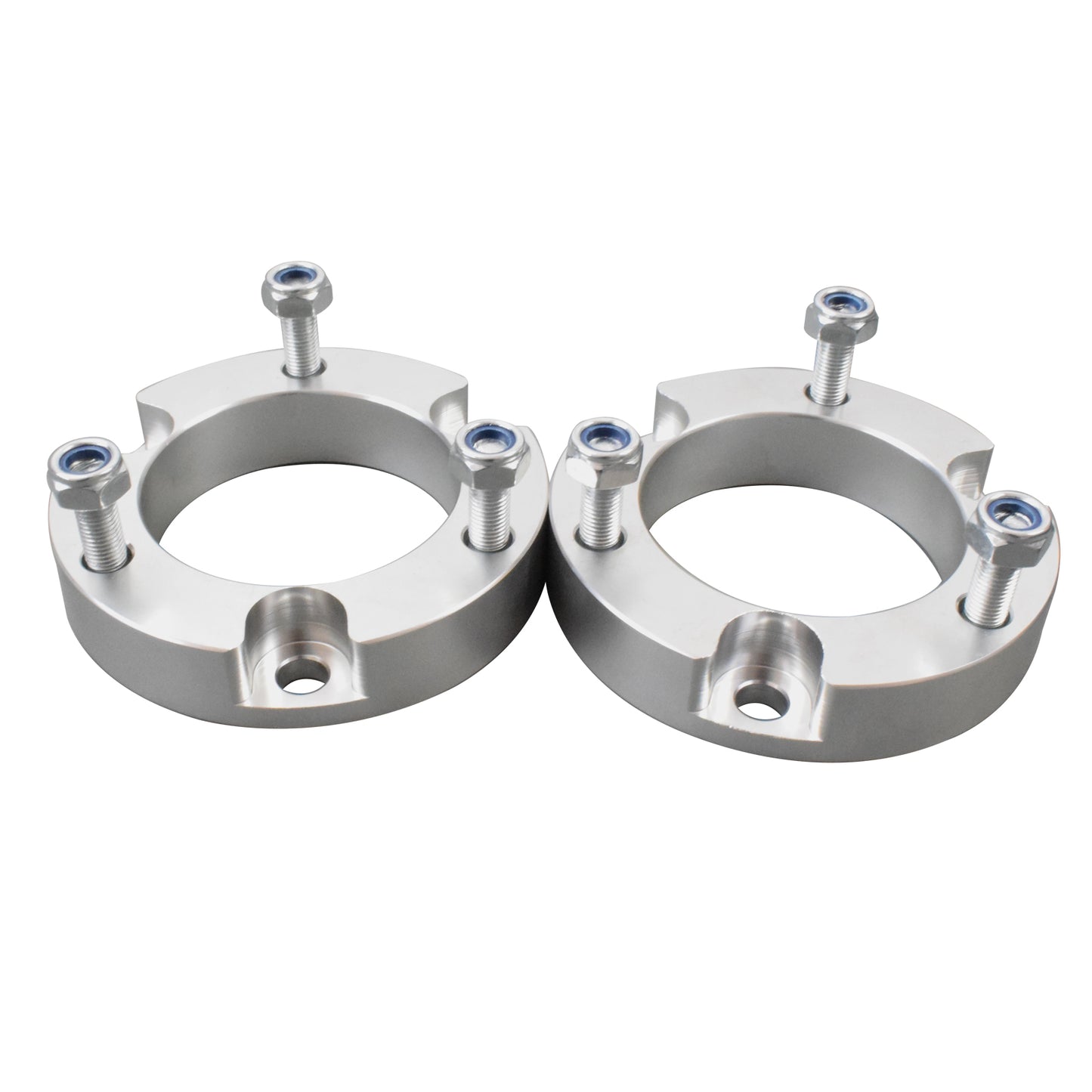 Front Strut Spacers 25mm (Pair) - Suitable For Toyota Hilux VIGO & LandCruiser Prado 120 150 Series 4WD (2003-ON)