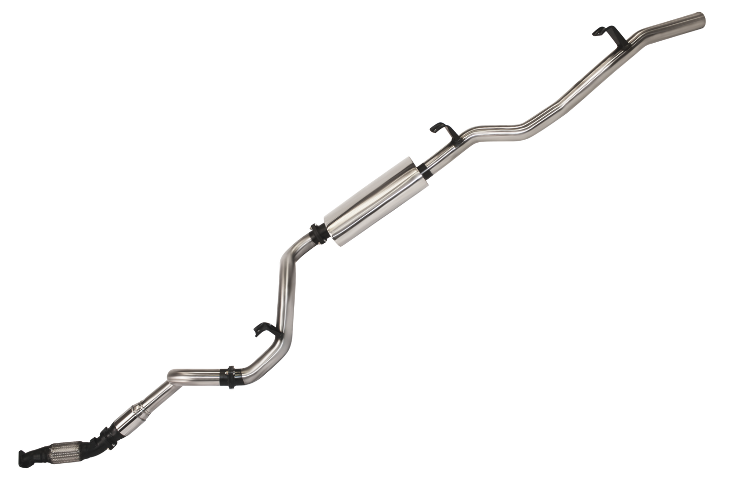 Manta Exhaust System - LandCruiser VDJ78 Troop Carrier 4.5L V8 2007-2016 - SSMKTY0016