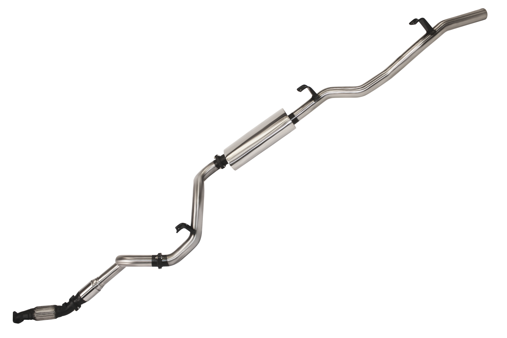 Manta Exhaust System - LandCruiser VDJ78 Troop Carrier 4.5L V8 2007-2016 - SSMKTY0016