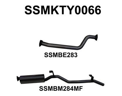 Manta Exhaust System - LandCruiser HJ75 4.0L 2H Diesel Ute & Troop Carrier - SSMKTY0066