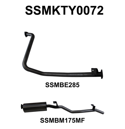 Manta Exhaust System - LandCruiser HZJ79 4.2L 1HZ Diesel Ute - SSMKTY0072