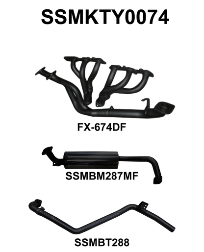 Manta Exhaust System - LandCruiser FZJ80 4.5L 1FZ Petrol Wagon