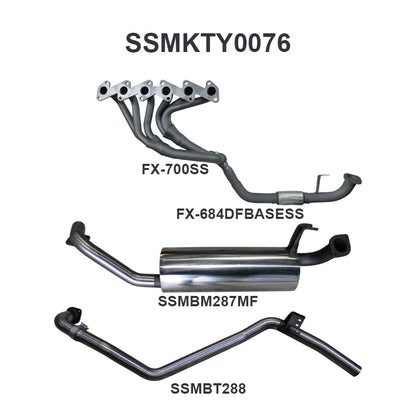 Manta Exhaust System - LandCruiser HZJ80 4.2L 1HZ Diesel Wagon