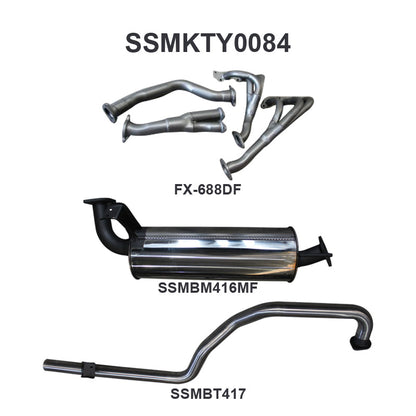 Manta Exhaust System - LandCruiser FZJ105 4.5L 1FZ Petrol Wagon