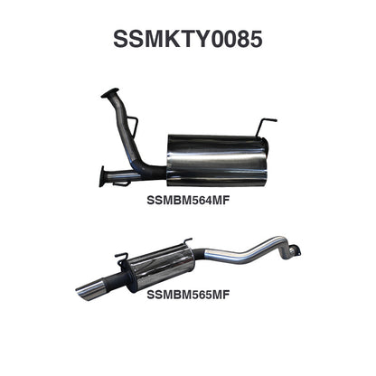Manta Exhaust System - LandCruiser UZJ200 4.7L V8 Petrol Wagon