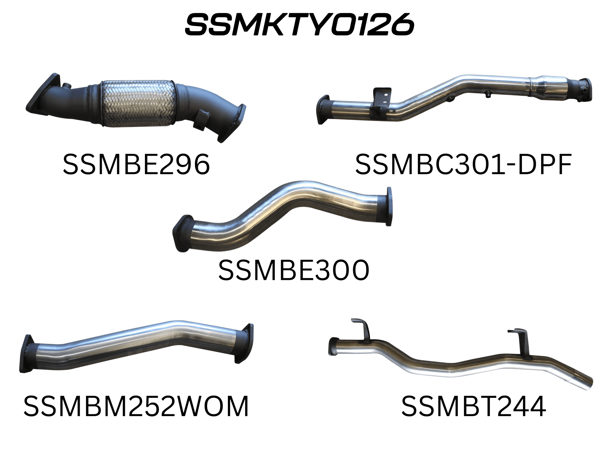 Manta Exhaust System - LandCruiser VDJ79 Dual Cab 4.5L V8 DPF Oct 2016-On - SSMKTY0126