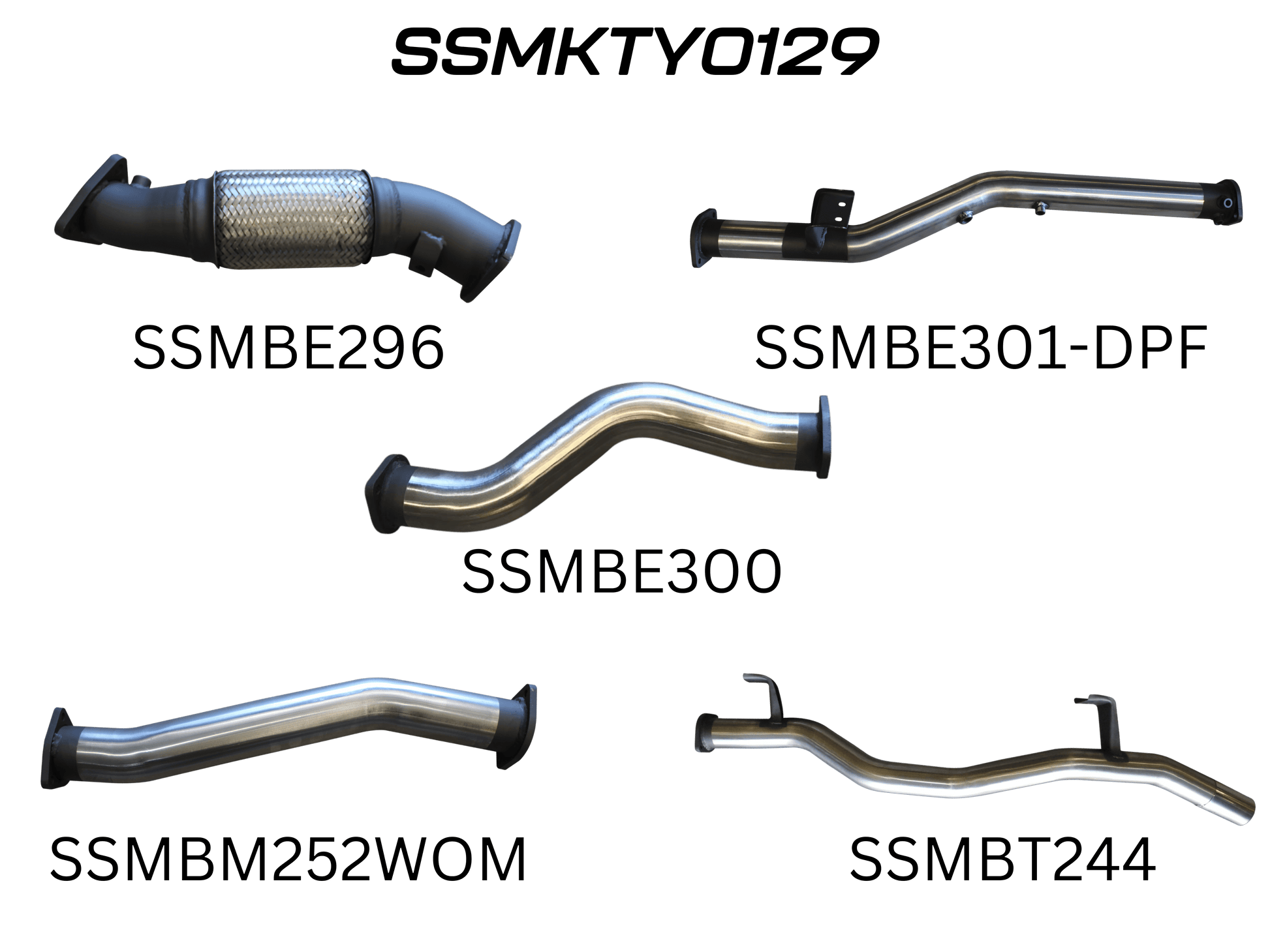 Manta Exhaust System - LandCruiser VDJ79 Dual Cab 4.5L V8 DPF Oct 2016-On - SSMKTY0129