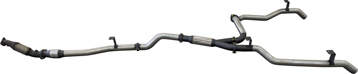 Manta Exhaust System - LandCruiser VDJ79 Dual Cab 4.5L V8 DPF Oct 2016-On - SSMKTY0130