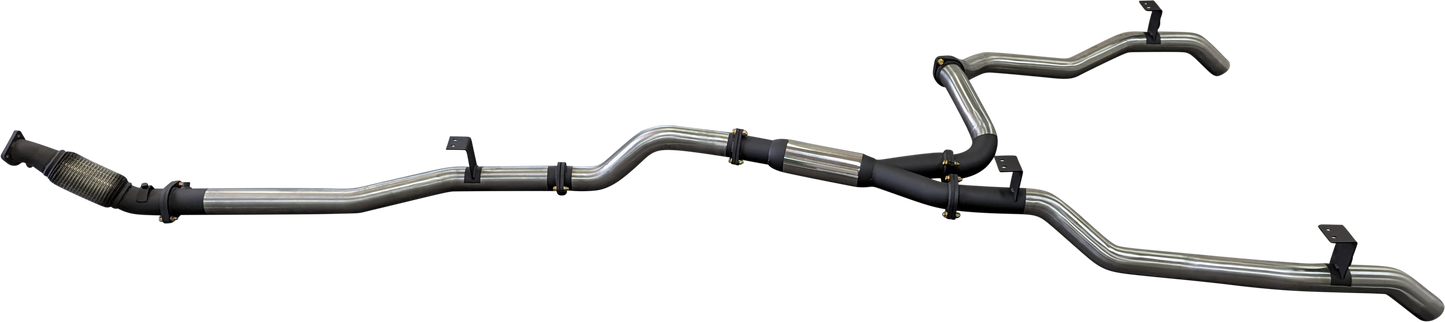 Manta Exhaust System - LandCruiser VDJ79 Dual Cab 4.5L V8 DPF Oct 2016-On - SSMKTY0132