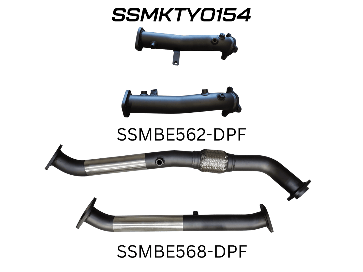 Manta Exhaust System - LandCruiser VDJ200 4.5L V8 Twin Turbo Diesel Wagon (with DPF) Oct 2015-2021