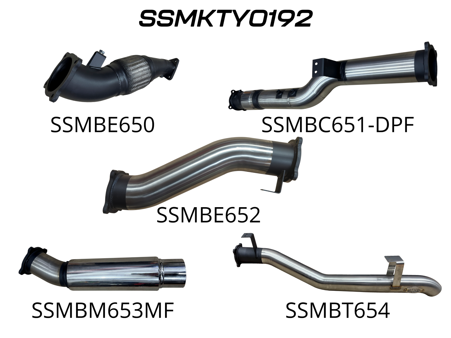 Manta Exhaust System - LandCruiser VDJ79 Dual Cab 4.5L V8 DPF Oct 2016-On - SSMKTY0192