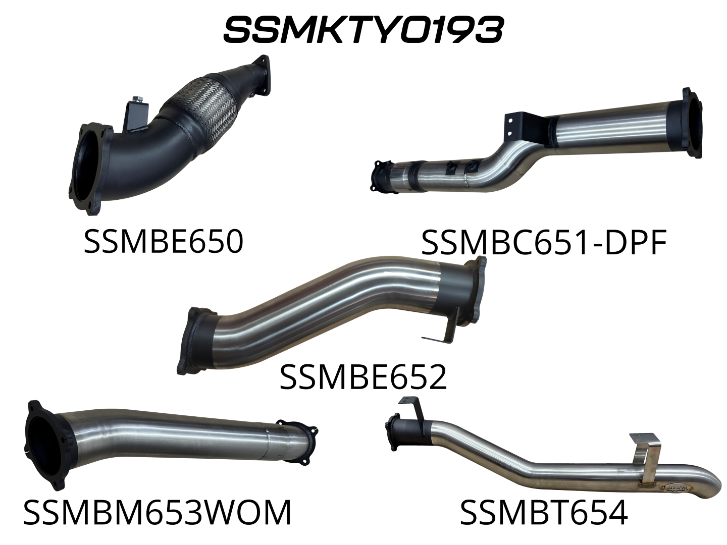 Manta Exhaust System - LandCruiser VDJ79 Dual Cab 4.5L V8 DPF Oct 2016-On - SSMKTY0193