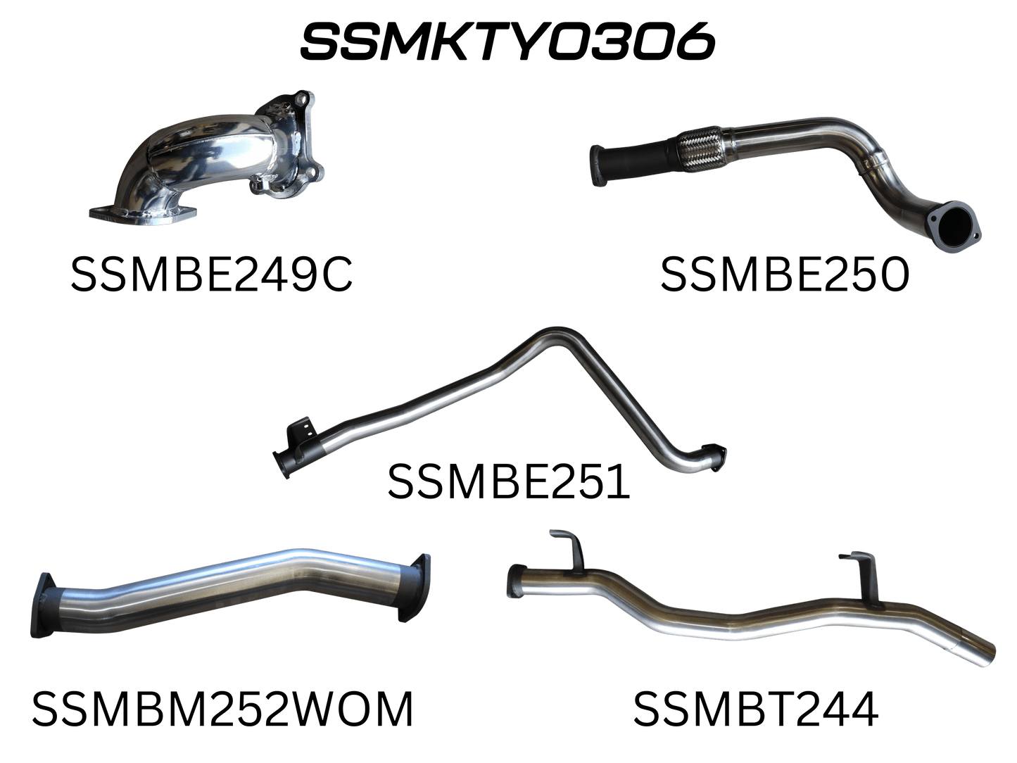 Manta Exhaust System - LandCruiser HDJ79 4.2L 1HD Turbo Diesel Ute - SSMKTY0306