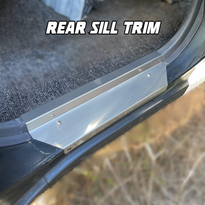 Stainless Steel Sill Trims - Suitable for use with 80 Series LandCruiser