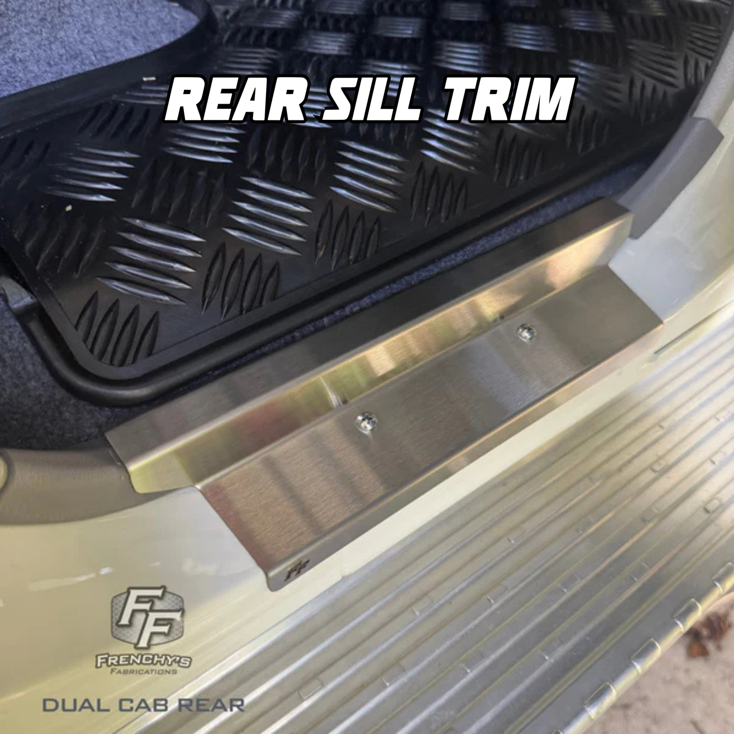 Stainless Steel Sill Trims - Suitable for use with 70 Series LandCruiser