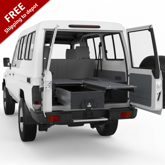 4wd Interiors Drawer System Suitable for Toyota LandCruiser 70 Series