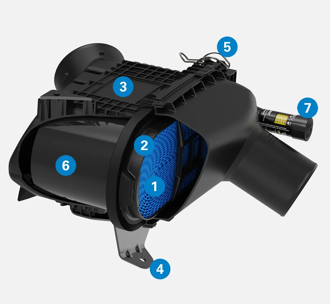 PowerCore 4x4 Air Cleaner Housing + Filter Kit - Suitable for 70 Series Toyota LandCruiser XLC070K
