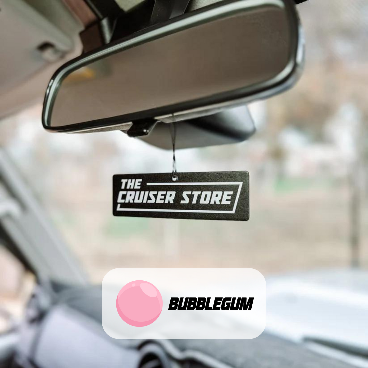 TCS Air Freshener - The Cruiser Store Rectangle Logo