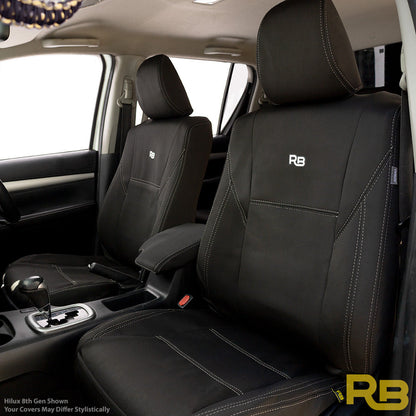 Razorback 4x4 - Toyota HiLux 8th Gen - GR Sport - GP4 Neoprene 2x Front Seat Covers (Made to Order)