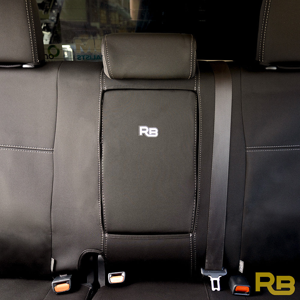Razorback 4x4 - Toyota Hilux 8th Gen 48V V-Active - Dual Cab - GP4 Neoprene Rear Row Seat Covers (Available)