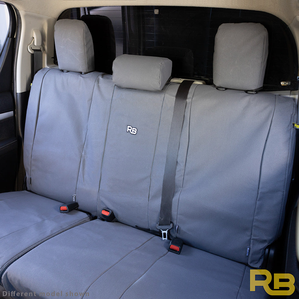 Razorback 4x4 - Toyota Hilux 8th Gen - Workmate - XP7 Heavy-Duty Canvas Rear Seat Covers (Made to Order)