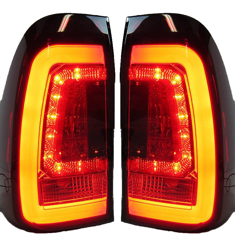 Smoke Red LED 3D Tail Lights Fit For Toyota Hilux REVO SR5 VIGO (2015-2020)