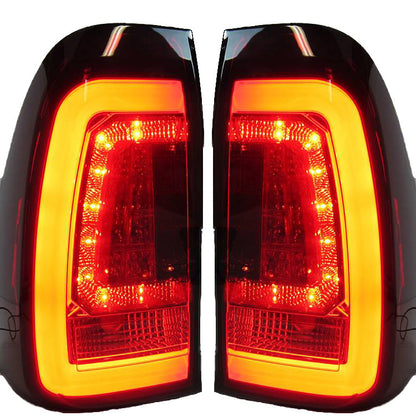Smoke Red LED 3D Tail Lights Fit For Toyota Hilux REVO SR5 VIGO (2015-2020)