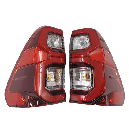 LED Tail Lights (Pair) - Suitable For Toyota Hilux SR SR5 Rugged GUN126 (2015-2020)