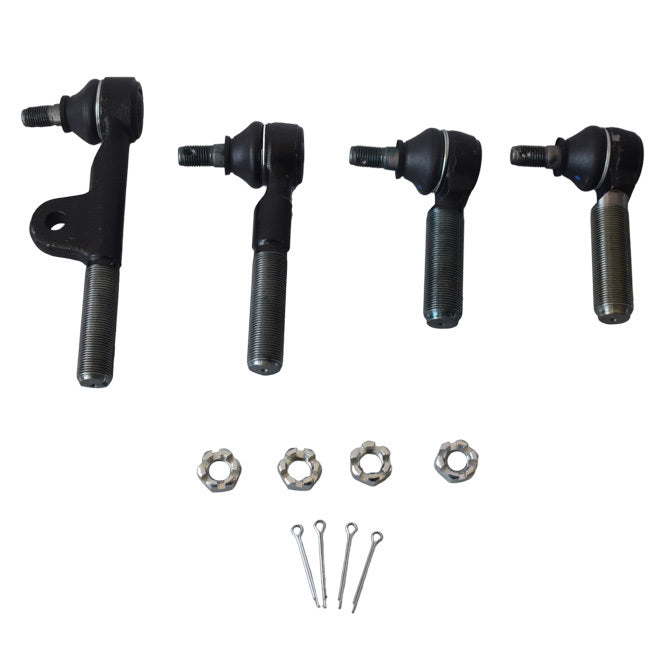 Steering Tie Rod End Kit Relay Rod Set- Suitable for Landcruiser 80 Series HZJ80R HDJ80R