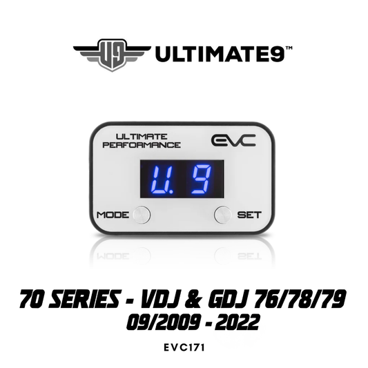 Ultimate9 EVC Throttle Controller - Suitable for TOYOTA LANDCRUISER 09/2009 - 2022 (70 Series - VDJ & GDJ 76/78/79)