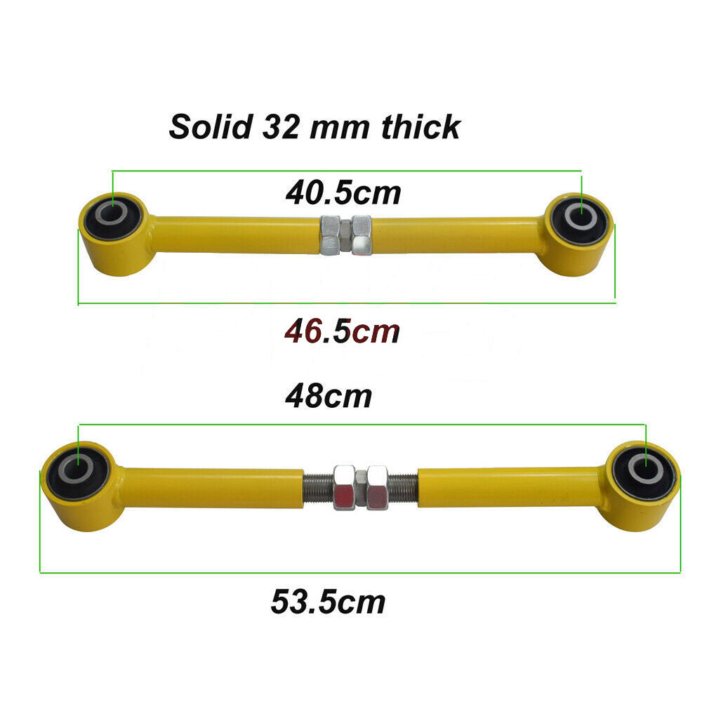 Adjustable Upper Trailing Arms (Pair) - Suitable For Toyota Landcruiser 80 Series & 105 Series HDJ80 FZJ80 HZJ80 HZJ105 FZJ105