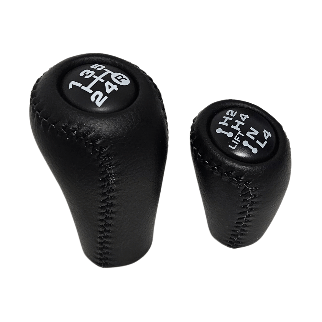 Leather Gear Knobs - Suitable for use with 70 Series LandCruiser