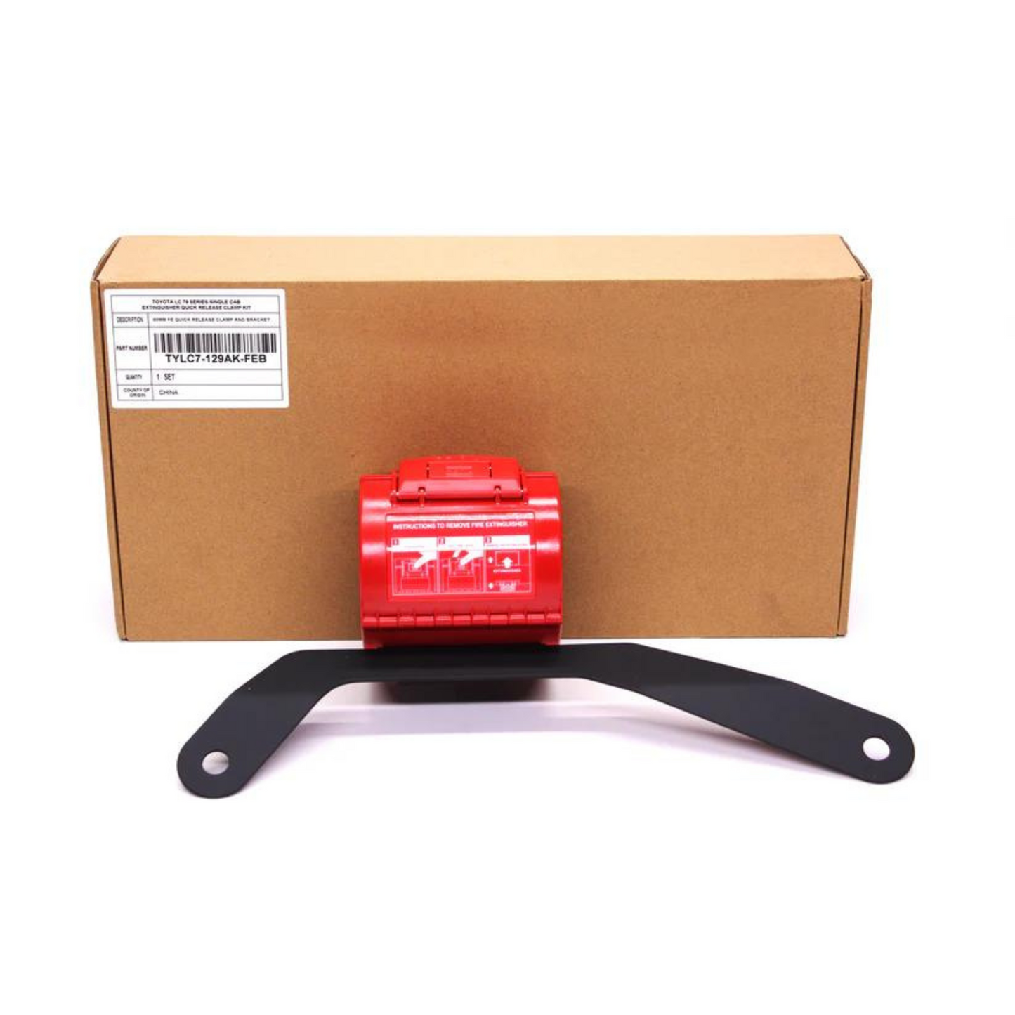 Quick Release Fire Extinguisher Bracket - Suitable For Toyota Landcruiser 70 Series Single-Cab