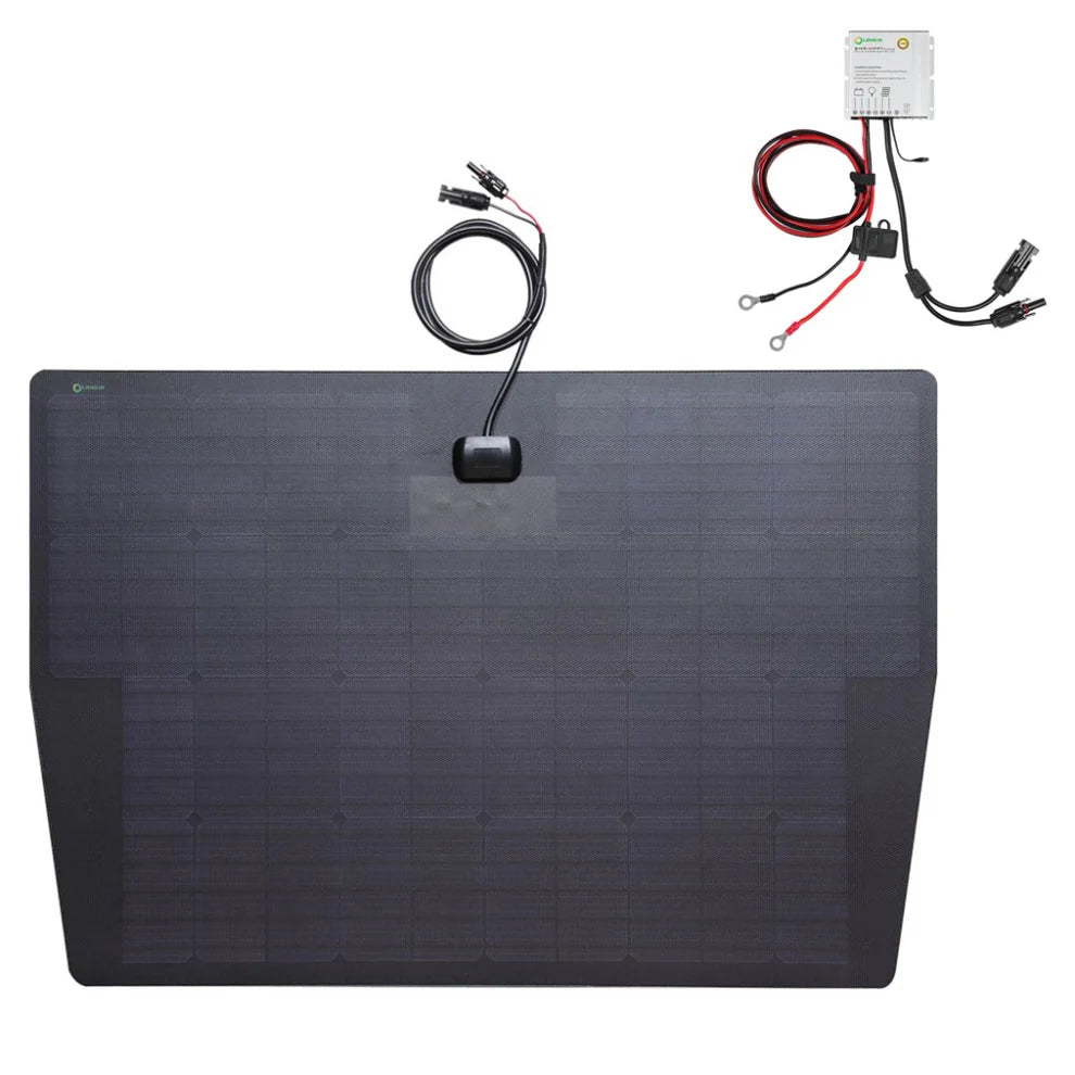 Bonnet Solar Panel - Suitable for Toyota Prado 90 and 120 Series (100-Watt)