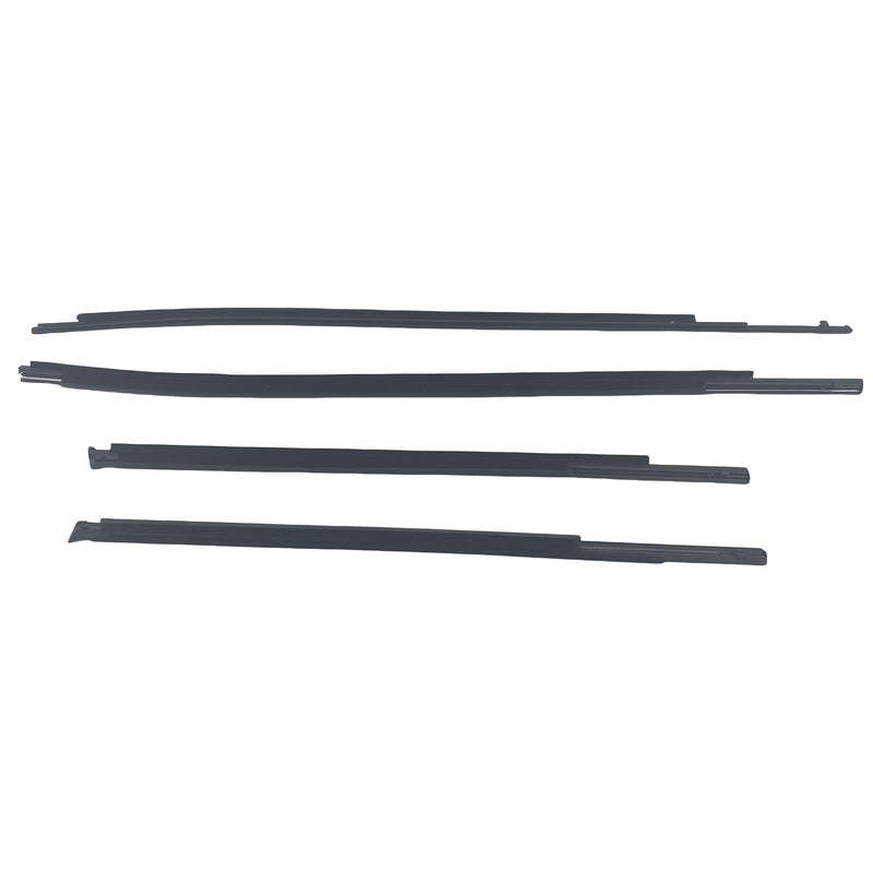 Window Door Belt Moulding Seal Set (4Pce) - Suitable For Toyota Hilux Revo Dual Cab 4-Door (2015-2021)