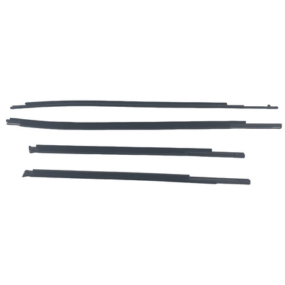 Window Door Belt Moulding Seal Set (4Pce) - Suitable For Toyota Hilux Revo Dual Cab 4-Door (2015-2021)