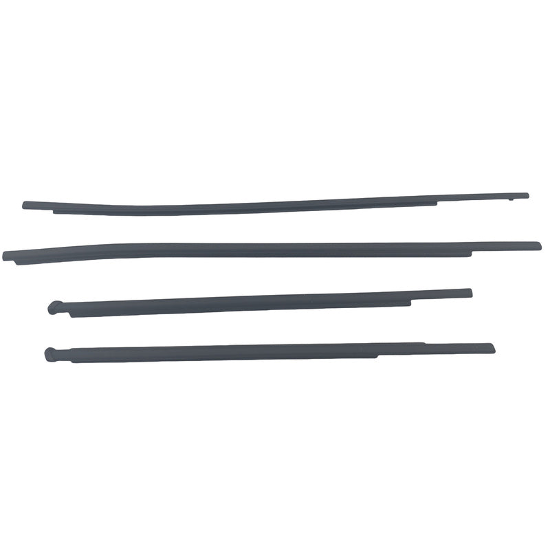 Window Door Belt Moulding Seal Set (4Pce) - Suitable For Toyota Hilux Revo Dual Cab 4-Door (2015-2021)