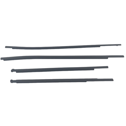 Window Door Belt Moulding Seal Set (4Pce) - Suitable For Toyota Hilux Revo Dual Cab 4-Door (2015-2021)