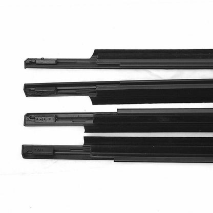 4pcs Weatherstrip Moulding Trims - Suitable  For Toyota Land Cruiser Prado 120 Series 03-09