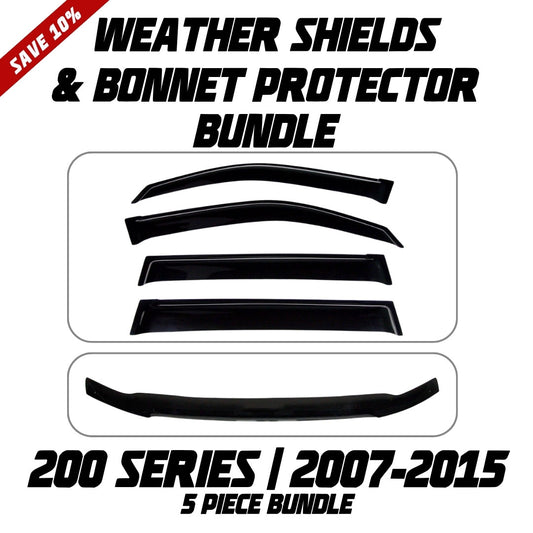 OCAM Weather Shields & Bonnet Protector - To Suit 200 Series LandCruiser 2007-07/2015