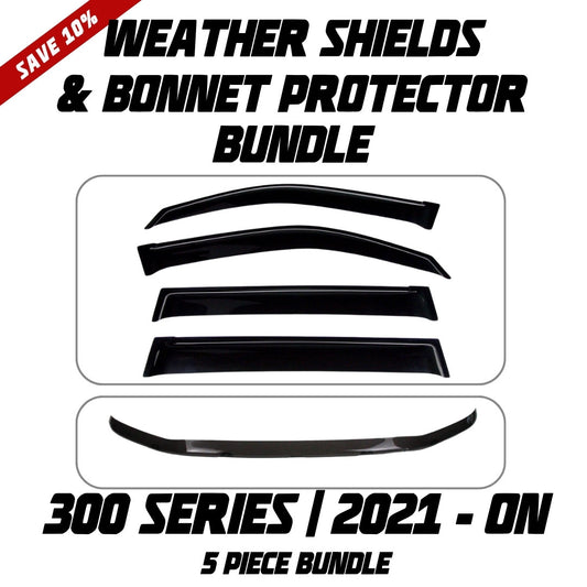 OCAM Weather Shields & Bonnet Protector - To Suit 300 Series LandCruiser 04/2021-On