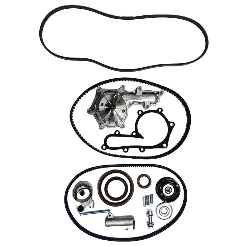 Water Pump & Timing Belt Kit - Suitable For Toyota Landcruiser HDJ78 HDJ79 HDJ80 HDJ100 1HD-FT 1HD-FTE 4.2L Turbo Diesel