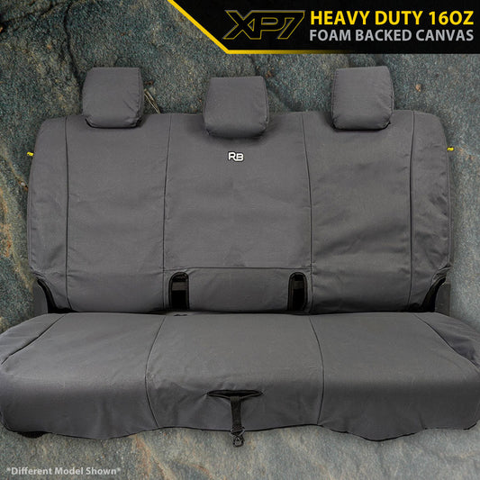 Razorback 4x4 - Toyota Landcruiser 100/105 Series - GXL & RV - XP7 Heavy-Duty Canvas 2nd Row Seat Covers - 60/40 Split (Made to Order)