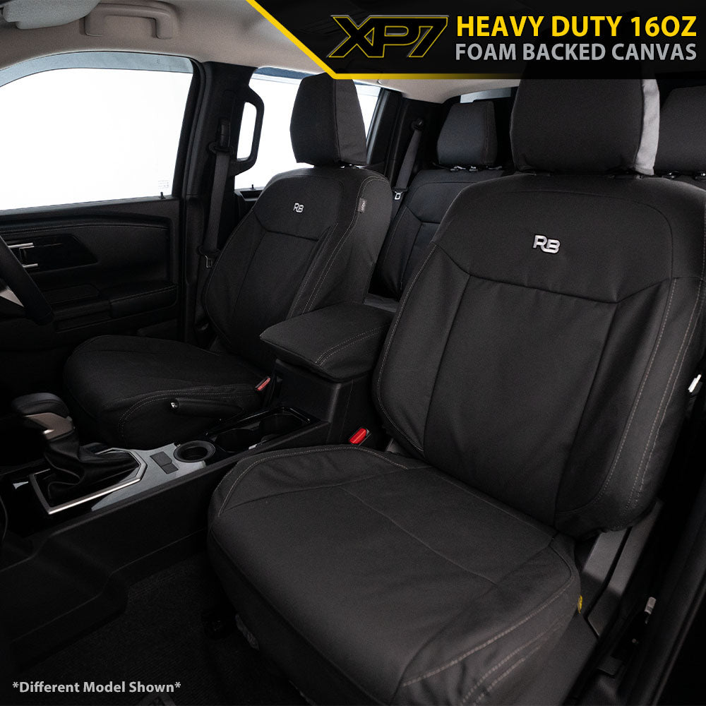 Razorback 4x4 - Toyota Prado 250 - Kakadu - XP7 Heavy-Duty Canvas 2x Front Seat Covers (Made To Order)