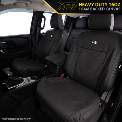 Razorback 4x4 - Toyota Prado 250 - Kakadu - XP7 Heavy-Duty Canvas 2x Front Seat Covers (Made To Order)