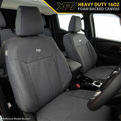 Razorback 4x4 - Toyota Landcruiser 300 Series - GXL Post-Facelift - XP7 Heavy-Duty Canvas 2x Front Seat Covers (Made To Order)